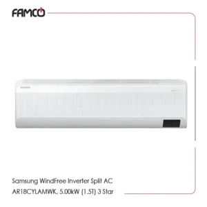 Samsung WindFree Inverter Split AC AR18CYLAMWK, 5.00kW (1.5T) 3 Star