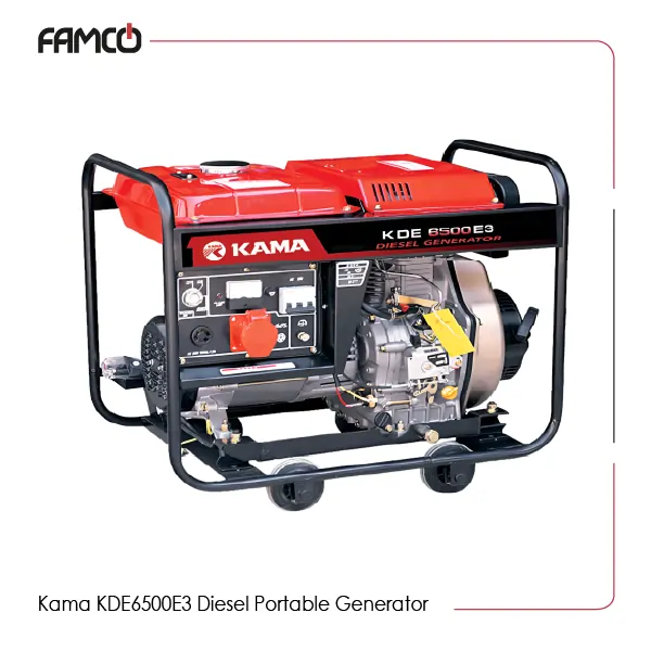 Kama KDE 6500E3 Diesel Portable Generator