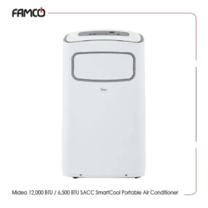 Midea 12,000 BTU / 6,500 BTU SACC SmartCool Portable Air Conditioner