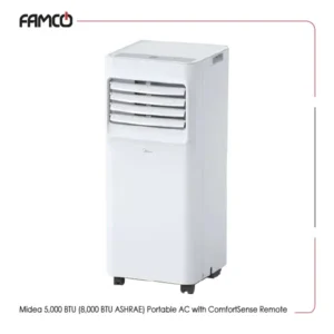 Midea 5,000 BTU (8,000 BTU ASHRAE) Portable AC with ComfortSense Remote