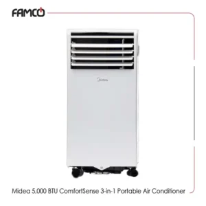 Midea 5,000 BTU ComfortSense 3-in-1 Portable Air Conditioner