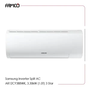 Samsung Inverter Split AC AR12CY3BBWK (1.0T) 3 Star