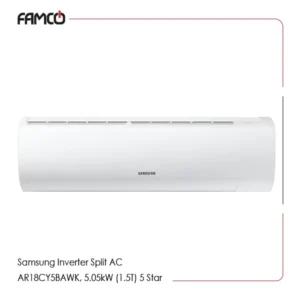 Samsung Inverter Split AC AR18CY5BAWK, 5.05kW (1.5T) 5 Star air conditioner