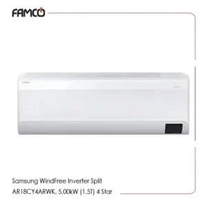 Samsung WindFree Inverter Split AC AR18CY4ARWK (1.5T) 4 Star