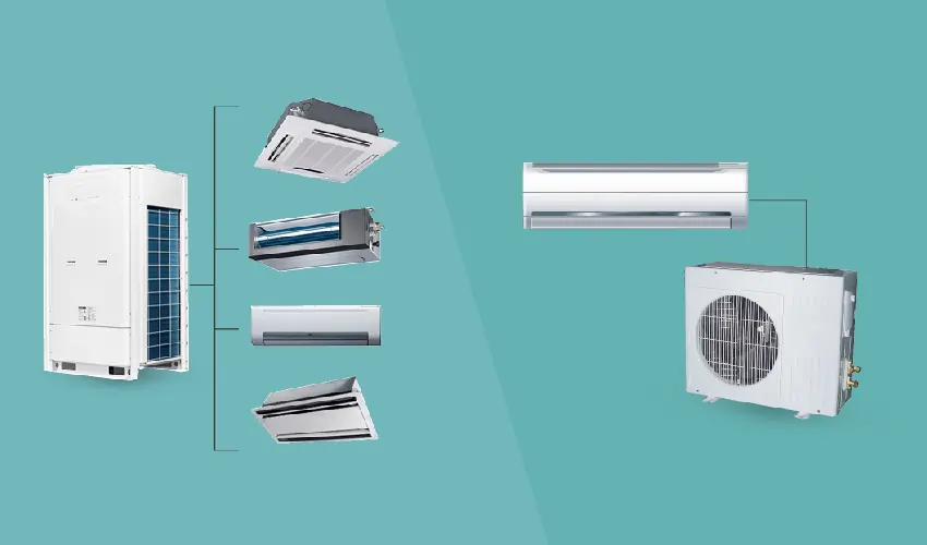 Differences Between VRF AC and Split AC