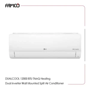 LG DUALCOOL 12000 BTU, Heating, Dual inverter Wall Mounted Split AC