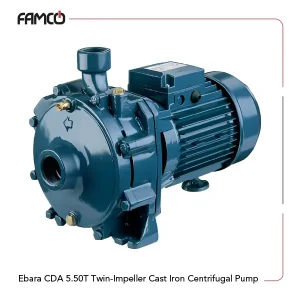 Ebara CDA 5.50T Twin-impeller Cast Iron Centrifugal Pump