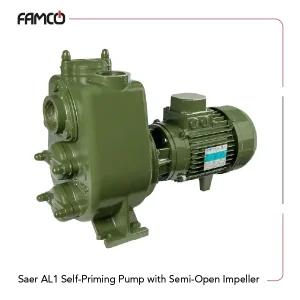 Saer AL 1 Self-priming Pump with Semi-open Impeller