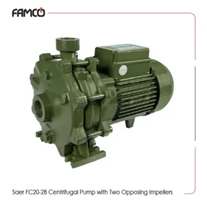 Saer FC20-2B Centrifugal Pump with Two Opposing Impellers