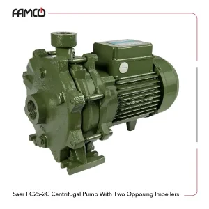 Saer FC25-2C Centrifugal Pump with Two Opposing Impellers