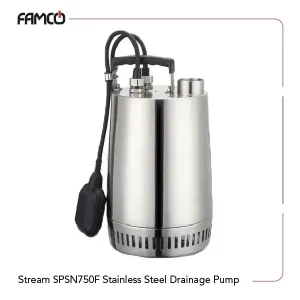 Stream SPSN750F Stainless Steel Drainage Pump