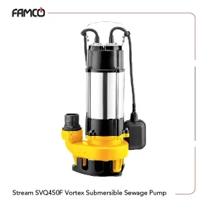 Stream SVQ450F Vortex Submersible Sewage Pump