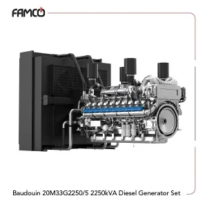 Baudouin 20M33G2250/5 2250kVA Diesel Generator Set