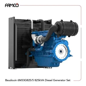 Baudouin 6M33G825/5 825kVA Diesel Generator Set