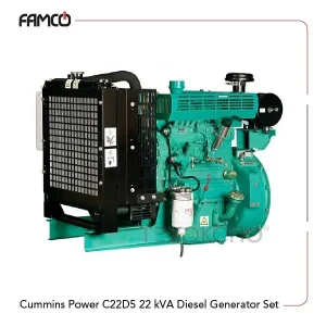 Cummins Power C22D5 22 kVA Diesel Generator Set