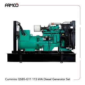 Cummins QSB5-G11 113 kVA Diesel Generator Set