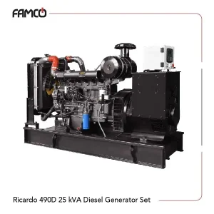 Ricardo 490D 25 kVA Diesel Generator Set