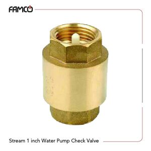 Stream 1 inch Water Pump Check Valve