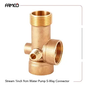 Stream 1 inch 9 cm Water Pump 5-Way Connector