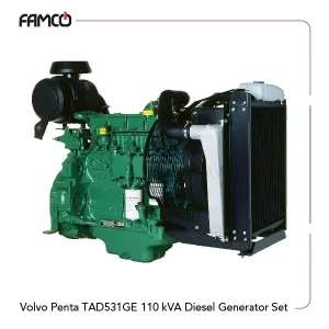 Volvo Penta TAD531GE 110 kVA Diesel Generator Set