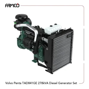 Volvo Penta TAD841GE 278kVA Diesel Generator Set