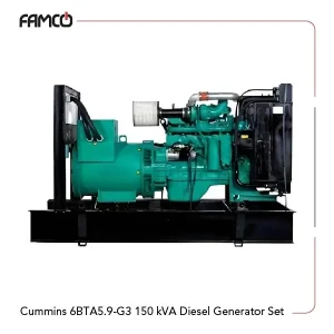 Cummins 6BTA5.9-G3 150 kVA Diesel Generator Set