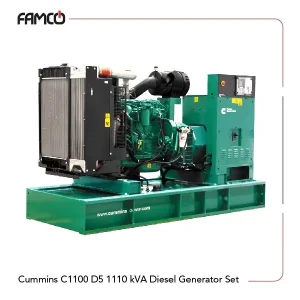 Cummins C1100 D5 1110 kVA Diesel Generator Set