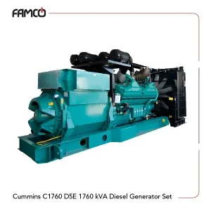 Cummins C1760 D5E 1760 kVA Diesel Generator Set