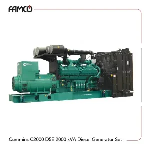 Cummins C2000 D5E 2000 kVA Diesel Generator Set