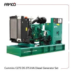 Cummins C275 D5 275 kVA Diesel Generator Set