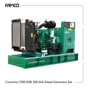 Cummins C300 D5B 300 kVA Diesel Generator Set