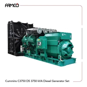 Cummins C3750 D5 3750 kVA Diesel Generator Set