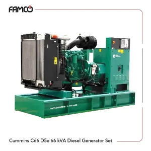 Cummins C66 D5e 66 kVA Diesel Generator Set