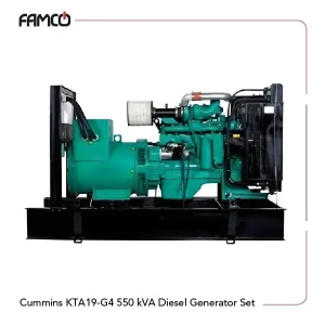 Cummins KTA19-G4 550 kVA Diesel Generator Set