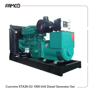 Cummins KTA38-G3 1000 kVA Diesel Generator Set