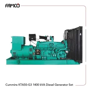 Cummins KTA50-G3 1400 kVA Diesel Generator Set