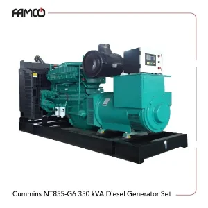 Cummins NT855-G6 350 kVA Diesel Generator Set