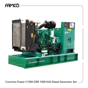 Cummins Power C1000 D5B 1000 kVA Diesel Generator Set