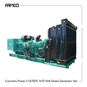 Cummins Power C1675D5 1675 kVA Diesel Generator Set