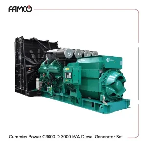 Cummins Power C3000 D 3000 kVA Diesel Generator Set