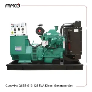 Cummins QSB5-G13 125 kVA Diesel Generator Set