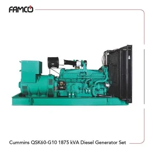 Cummins QSK60-G10 1875 kVA Diesel Generator Set