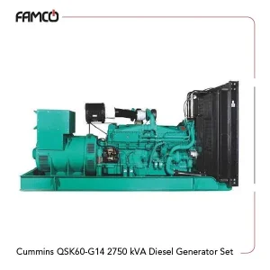 Cummins QSK60-G14 2750 kVA Diesel Generator Set