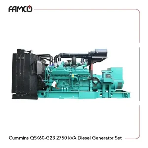 Cummins QSK60-G23 2750 kVA Diesel Generator Set