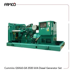 Cummins QSK60-G8 2500 kVA Diesel Generator Set