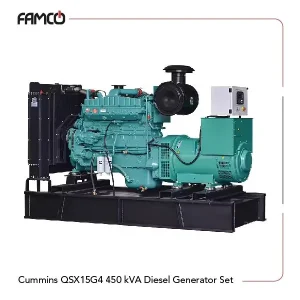 Cummins QSX15G4 450 kVA Diesel Generator Set