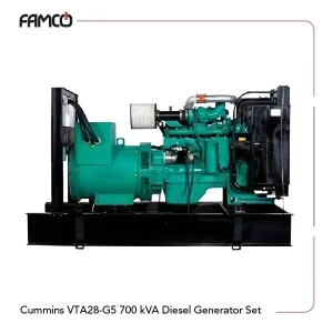 Cummins VTA28-G5 700 kVA Diesel Generator Set