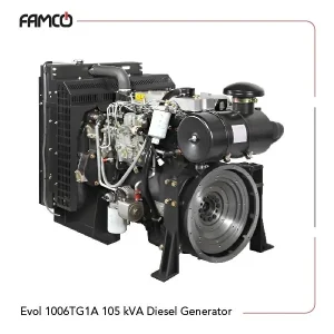 Evol 1006TG1A 105 kVA Diesel Generator