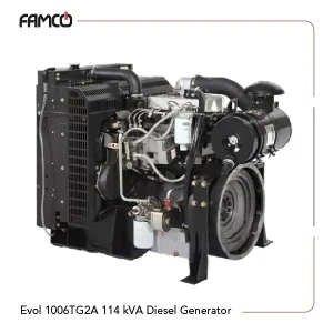 Evol 1006TG2A 114 kVA Diesel Generator