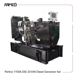 Perkins 1103A-33G 33 kVA Diesel Generator Set